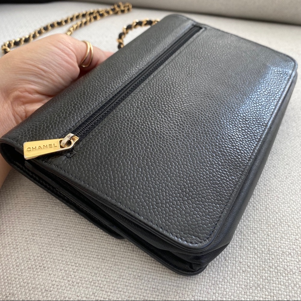 SOLD 💯Chanel Caviar Timeless WOC Black - Picture 4 of 16